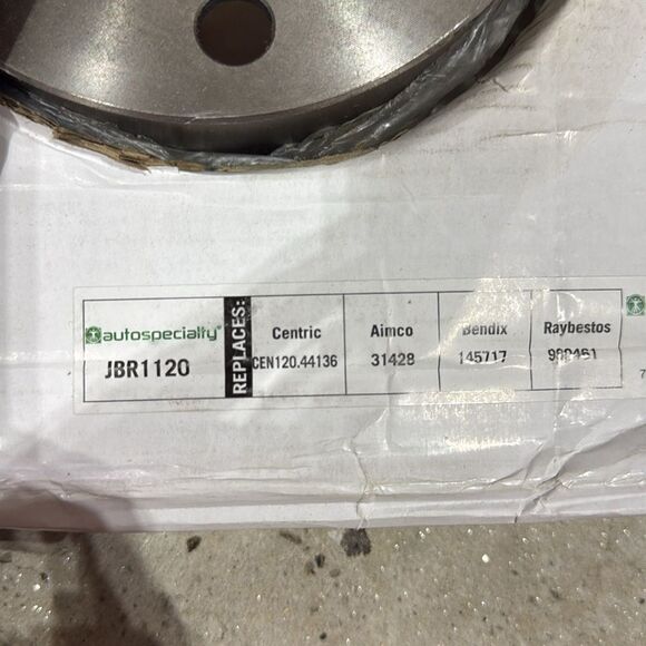 NWT PowerStop JBR1120 Front Brake Rotor For Toyota Tacoma 2005-2015 - Picture 6 of 7